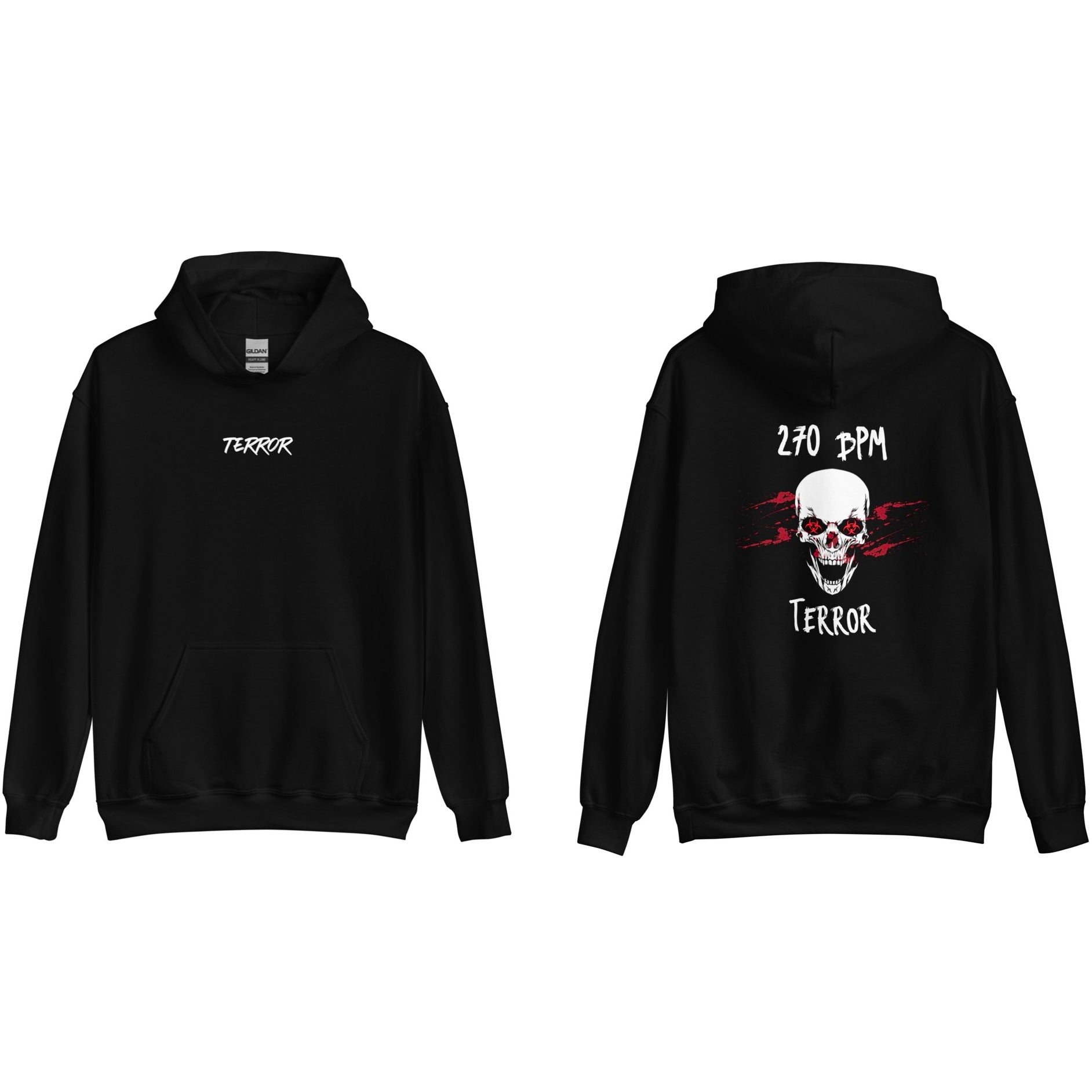 Terror Hoodie Front/Back